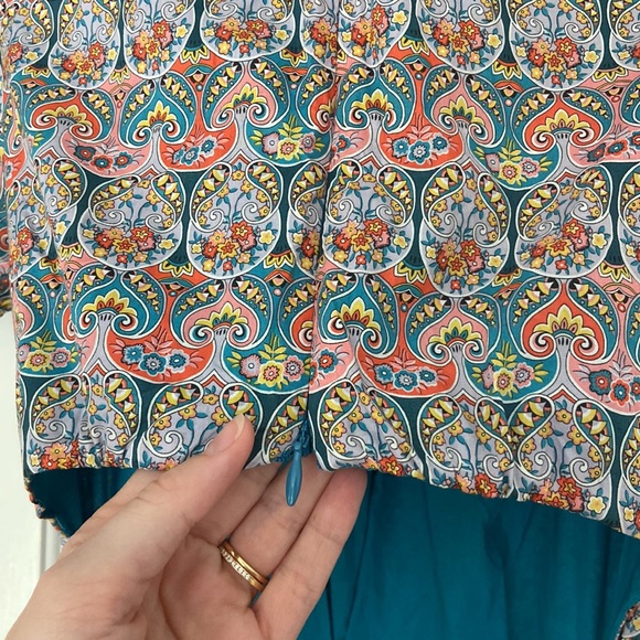 J. Crew Side and Back Cutout Liberty Fabric Cotton Midi Dress - Picture 9 of 11